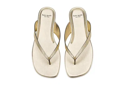 Kate Spade New York Sandie Flip Flop In Gold