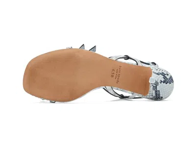 Kate Spade Loop Kitten Heel Sandals In Blue