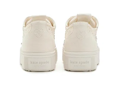 Kate Spade Sam Icon Platform Sneakers In White
