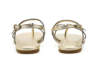 Kate Spade New York Loop Metallic Ankle Strap Sandal In Gold