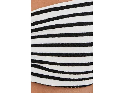 L*space Marlee Bikini Swim Top In Sail Along Stripe In Multi