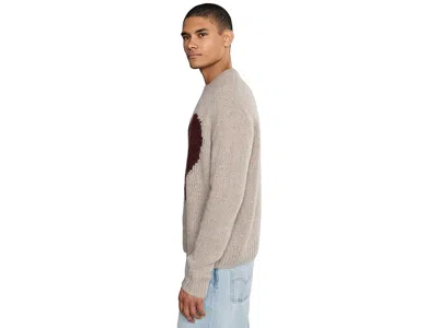 Allsaints Broken-heart Sweater In Brown