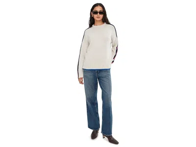 Faherty Heirloom Cotton Summit Pullover In White