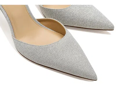 Michael Michael Kors Amara Mid Pumps In Silver