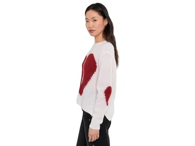 Allsaints Luvheart Crew-neck Pullover In Gray