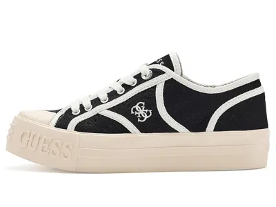 Guess Issah Platform Sneaker In Black
