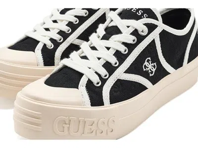 Guess Issah Platform Sneaker In Black