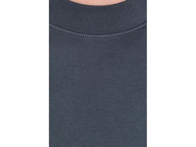 Pact Airplane Mock Neck Shell In Blue