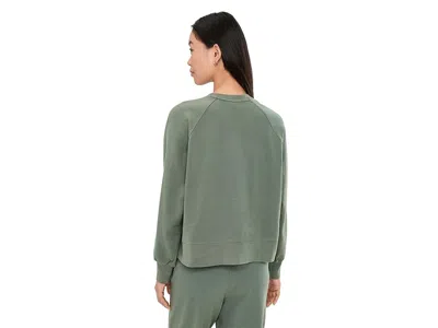 Pact Cloudknit Raglan Crew In Green