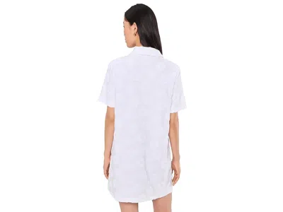 Lilly Pulitzer Brayton Short Sleeve Terry Cover-up In White