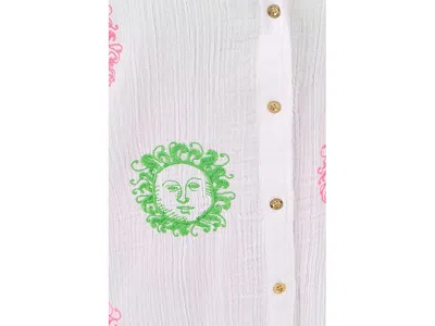 Lilly Pulitzer Kwitney Long Sleeve Cover-up In White