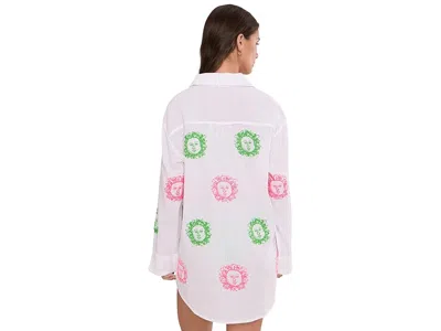 Lilly Pulitzer Kwitney Long Sleeve Cover-up In White