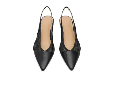Marc Fisher Ltd Davin Pointed Toe Slingback Flat In Black
