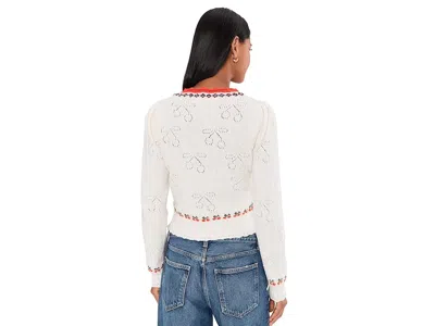 Free People Tilly Pullover Sweater In White