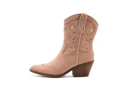 Sam & Libby Flash Western Short Boots In Pink