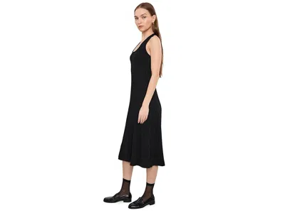 Michael Stars Sofia Square Neck Dress In Black