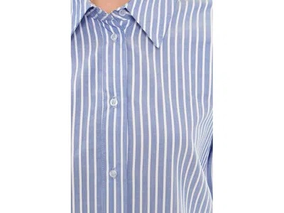 Michael Stars Carson Button Down Shirt In Blue