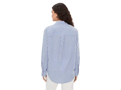 Michael Stars Carson Button Down Shirt In Blue