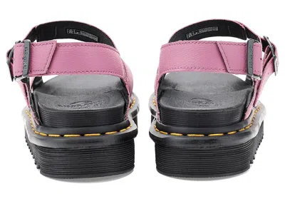 Dr. Martens Voss Li Dusty Athena Woman Sandals Antique Rose Size 7 Leather In Pink