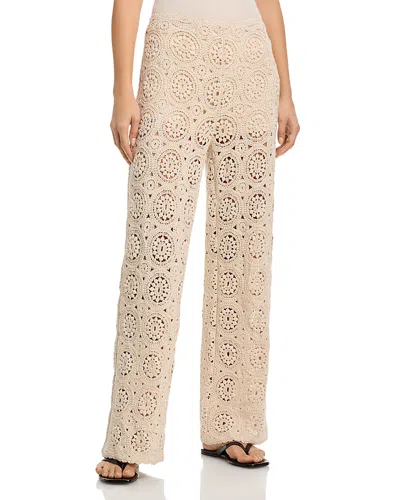Frame The Crochet Pant In Brown