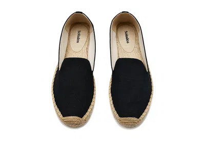 Soludos Smoking Platform Espadrille In Black