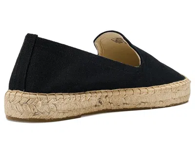 Soludos Smoking Platform Espadrille In Black