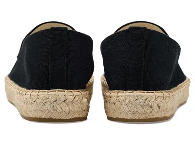 Soludos Smoking Platform Espadrille In Black