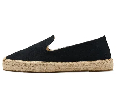 Soludos Smoking Platform Espadrille In Black