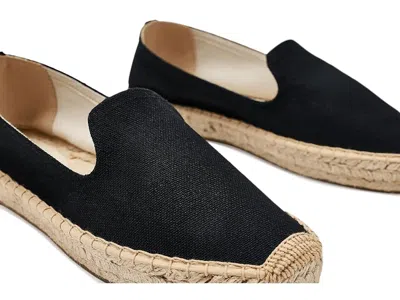 Soludos Smoking Platform Espadrille In Black