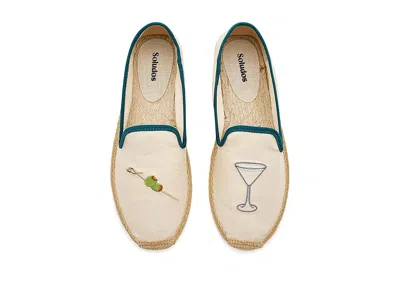 Soludos Martini Smoking Espadrille In Multi