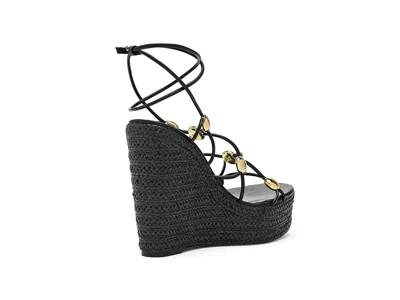 Steve Madden Oaklie Platform Slide Sandal In Black