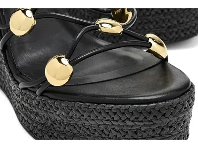 Steve Madden Oaklie Platform Slide Sandal In Black