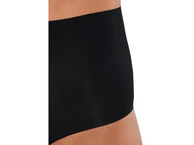 Commando Invisible Rib High-rise Bikini In Black