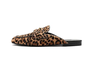 Nine West Evans Penny Loafer Mule In Brown