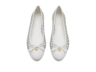 Michael Michael Kors Piper Flex Ballet Flat In White
