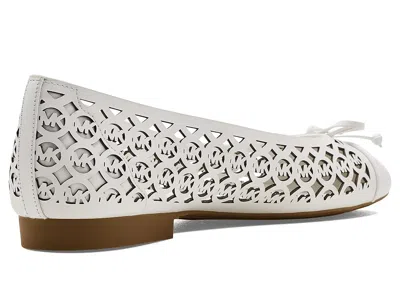 Michael Michael Kors Piper Flex Ballet Flat In White