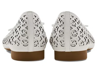 Michael Michael Kors Piper Flex Ballet Flat In White
