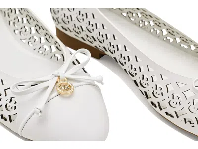Michael Michael Kors Piper Flex Ballet Flat In White