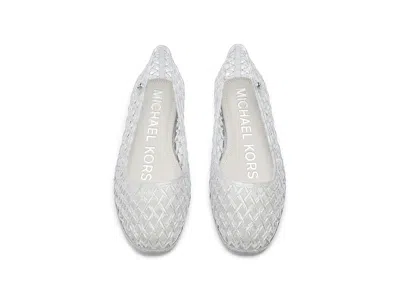 Michael Michael Kors Pixie Jelly Ballet In Silver