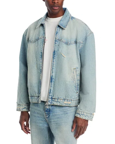 Represent Buttoned Denim Jacket In Multi