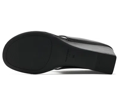 Marc Fisher Ltd Udena Wedge Flip Flop In Black