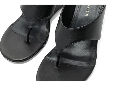 Marc Fisher Ltd Udena Wedge Flip Flop In Black