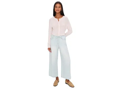 Splendid Lounge Denim Crop Pants In Blue
