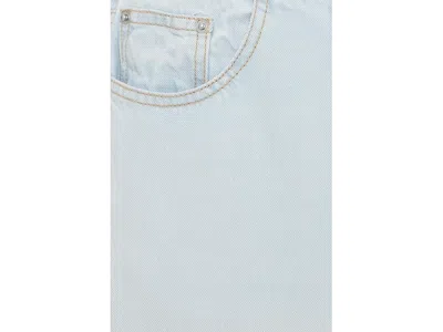 Splendid Lounge Denim Crop Pants In Blue