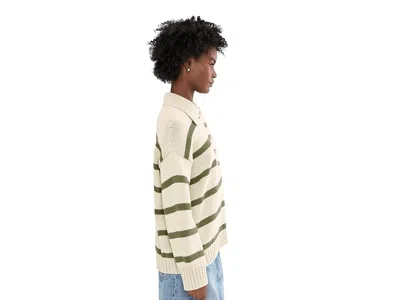 Faherty Sunwashed Cotton Polo Sweater In Neutral