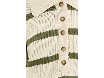 Faherty Sunwashed Cotton Polo Sweater In Neutral