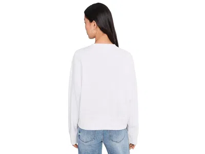 Faherty High Standard Fleece Vintage Crew In White