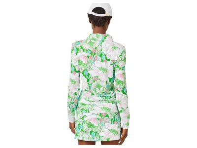Lilly Pulitzer Upf 50+ Eleni Pullover In Green