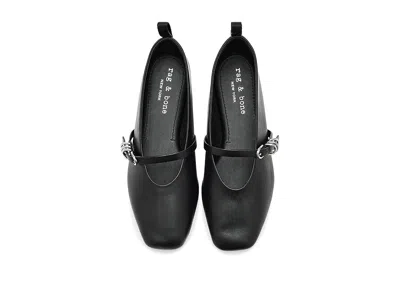 Rag & Bone Black Spire Mary Jane Ballerina Flats