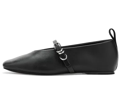 Rag & Bone Black Spire Mary Jane Ballerina Flats